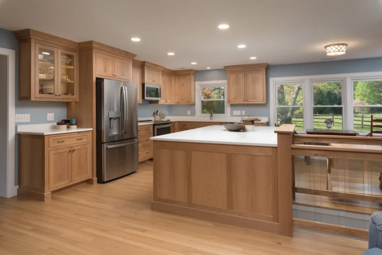 White oak kitchen cabinets from William's Handcrafted