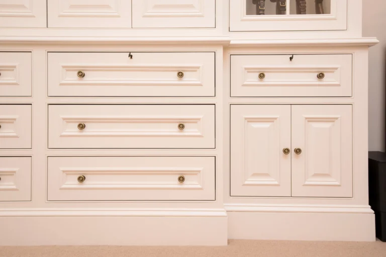 Custom built-in cabinets and storage